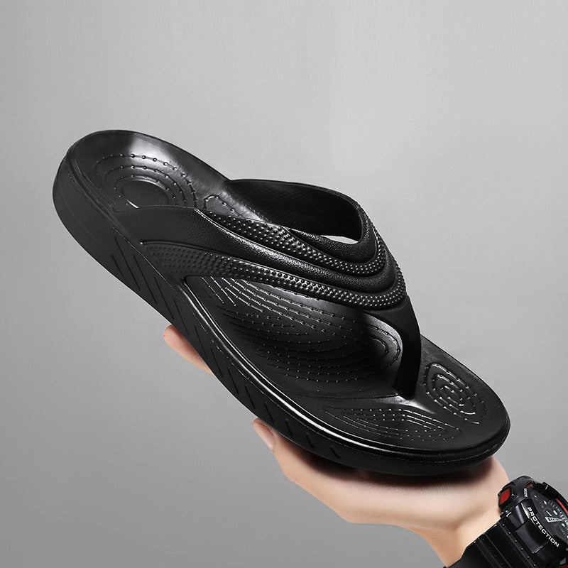 Men's Thick Sole Non Slip Beach Flip Flops Casual Summer Sandals