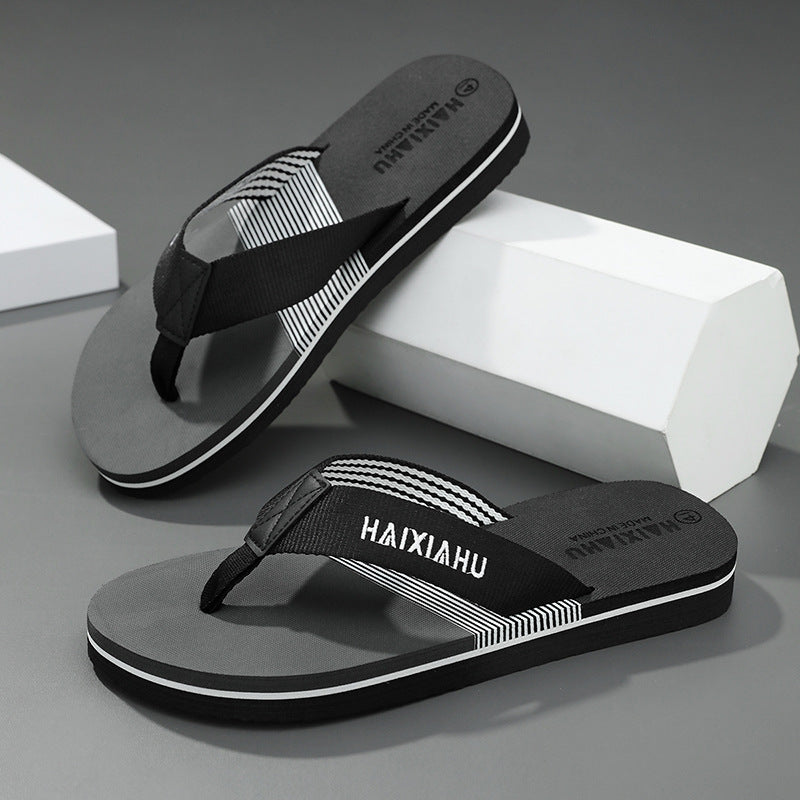Men's Non Slip Outdoor Beach Flip Flops Stylish Casual Slippers