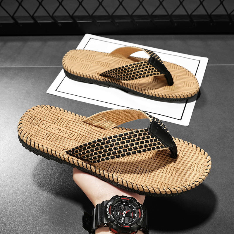Men's Soft Bottom Non-Slip Wear-Resistant Beach Flip Flops
