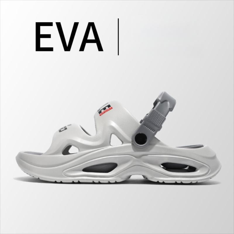 Black   Dual Purpose Driving Sandals sports Slippers Men���s Ultra Thick Sole Non Slip Dual Purpose Sandals