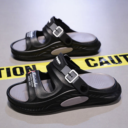 White men���������s Soft Sole Non Slip Anti Odor Sports Beach Slippers Summer
