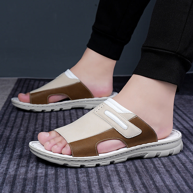 Men's Non-Slip Casual Sandals Summer Beach Shoes Trendy Outdoor