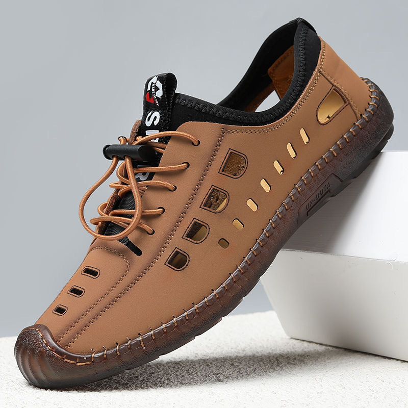 Men's Beef Tendon Sole Non-Slip Sports Sandals Plus Size Casual
