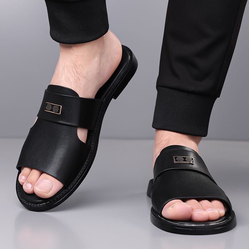 Men's Breathable Roman Sandals Flat Driving Casual Summer Sandals