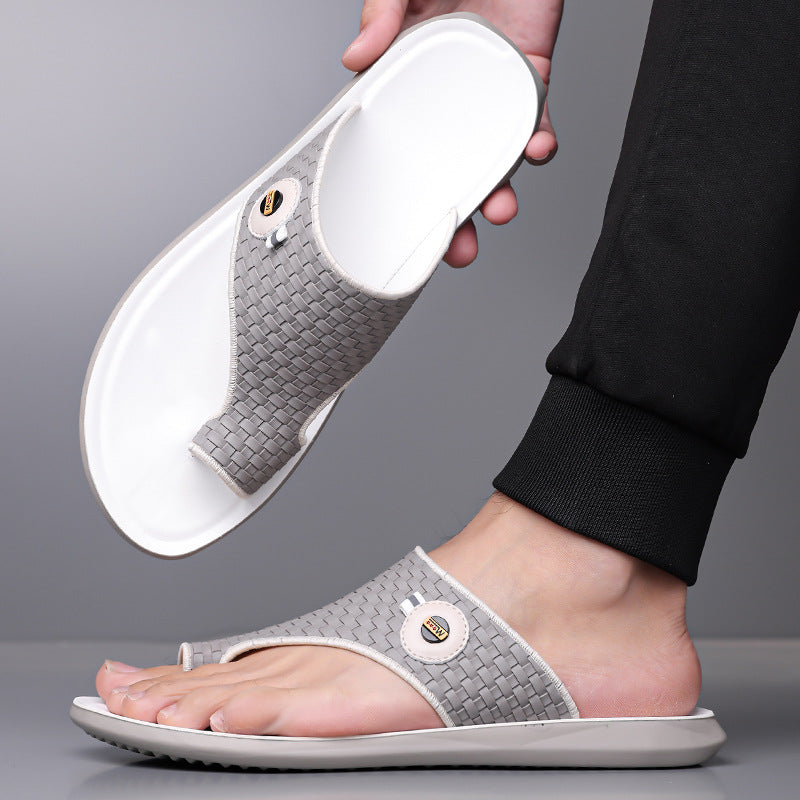 Men’s Non Slip Dual Purpose Beach Sandals Casual Summer Slippers