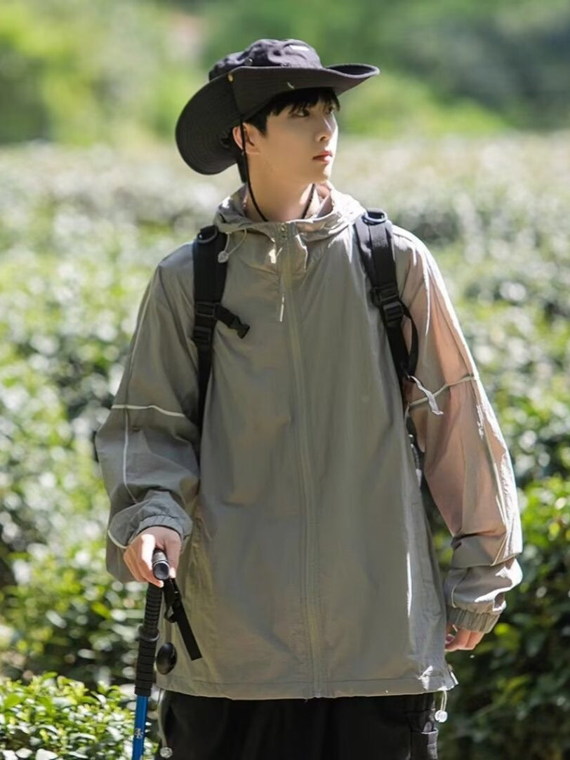 Men’s Ice Silk Sun Protection Jacket Lightweight Breathable