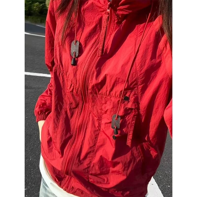 Unisex Lightweight Breathable Sun Protection Jacket Casual Summer