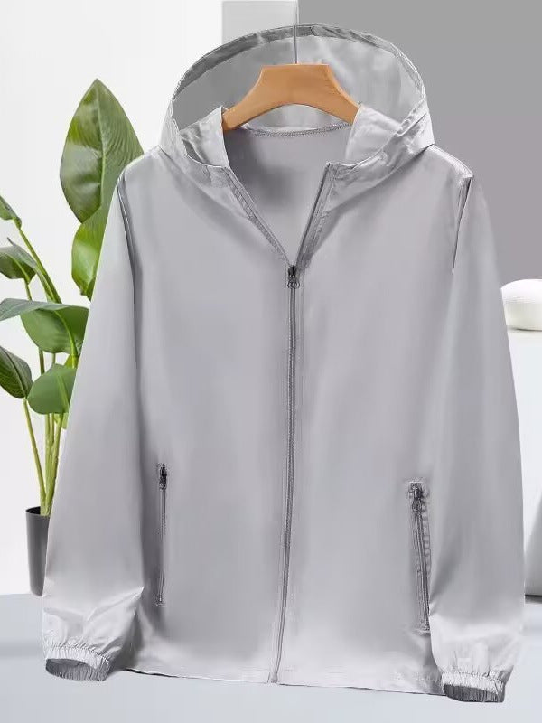 Unisex Lightweight Sun Protection Windbreaker Breathable Outdoor