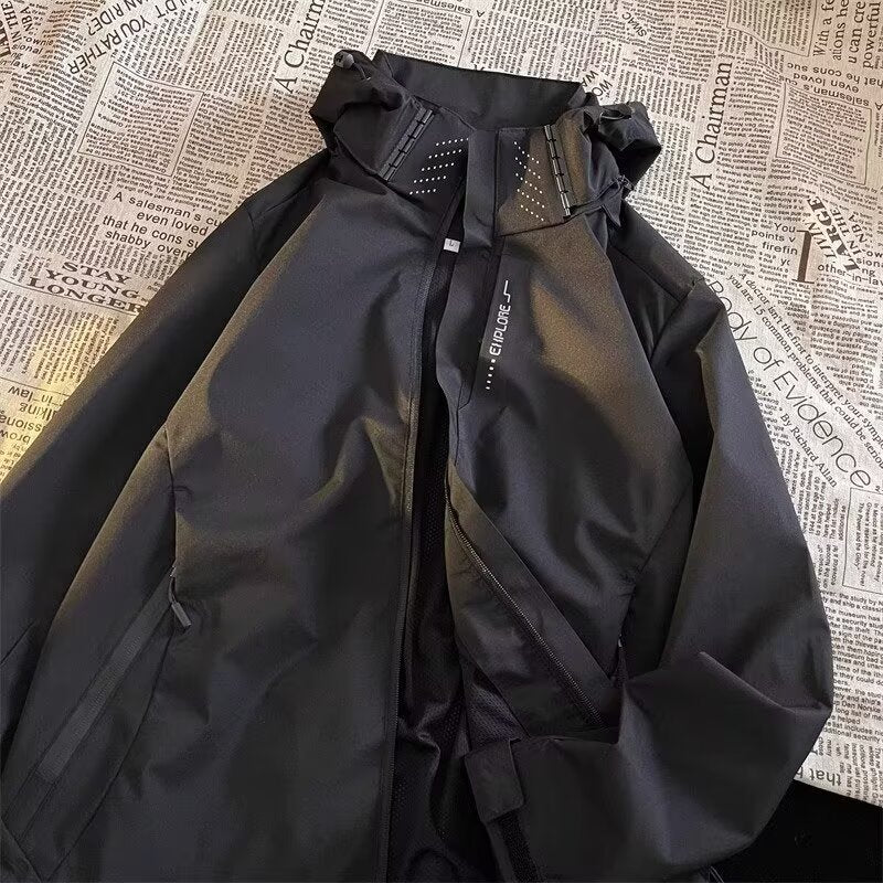 Men’s Waterproof Outdoor Workwear Jacket Casual Hiking Coat