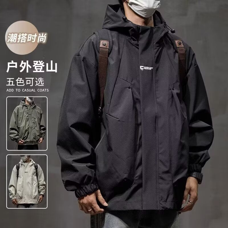 Men’s Japanese Retro Outdoor Jacket Casual Workwear