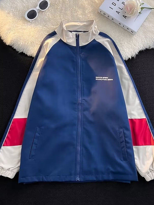 Unisex Harajuku Hip Hop Baseball Jacket Loose Fit Casual