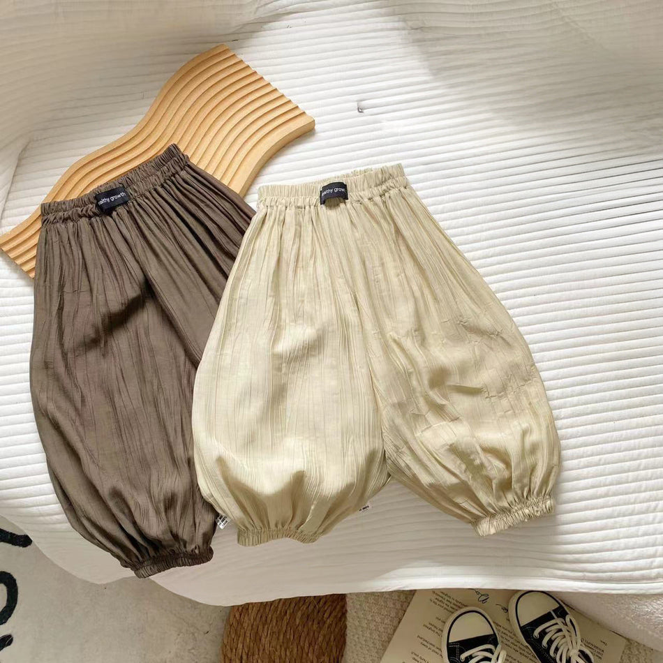 Lightweight Anti Mosquito Kids Casual Pants Summer Boys Girls