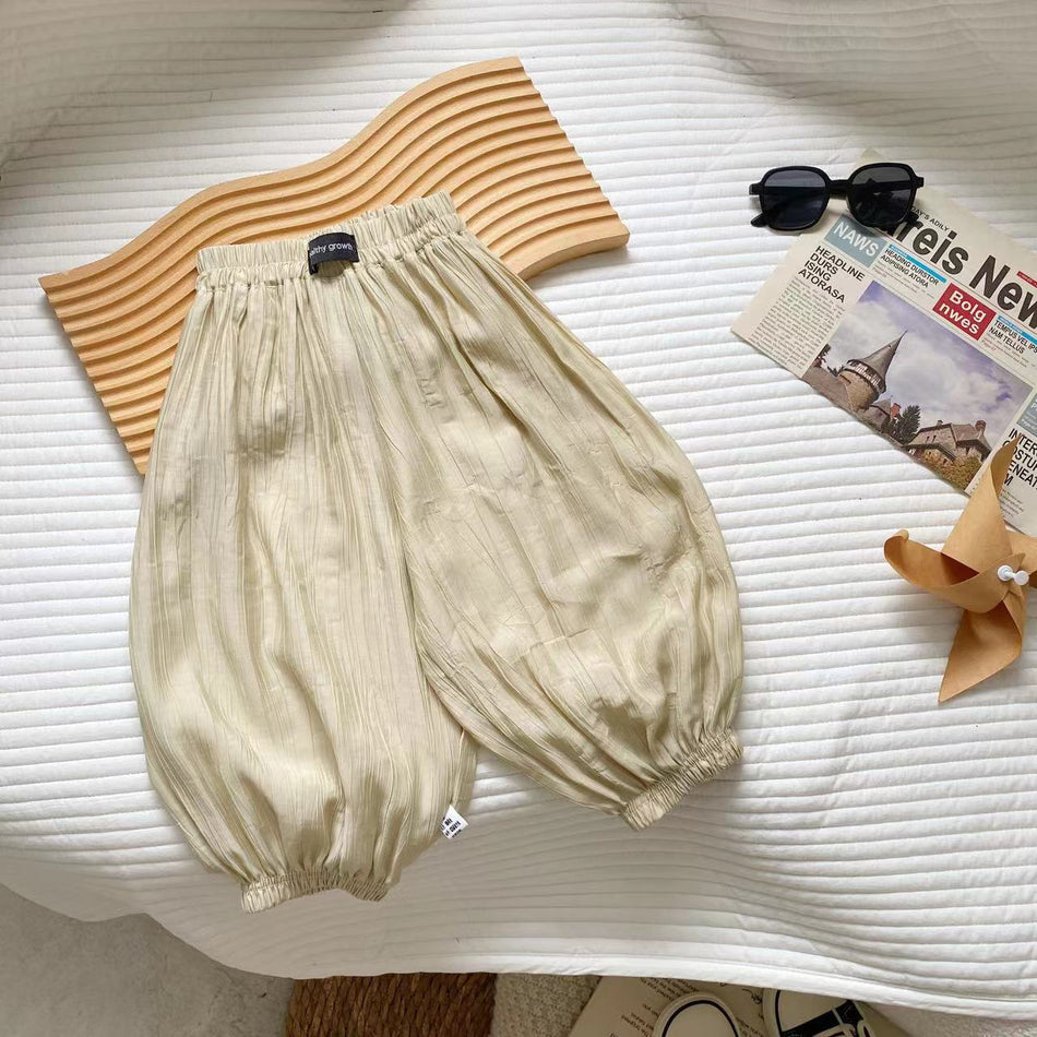 Lightweight Anti Mosquito Kids Casual Pants Summer Boys Girls
