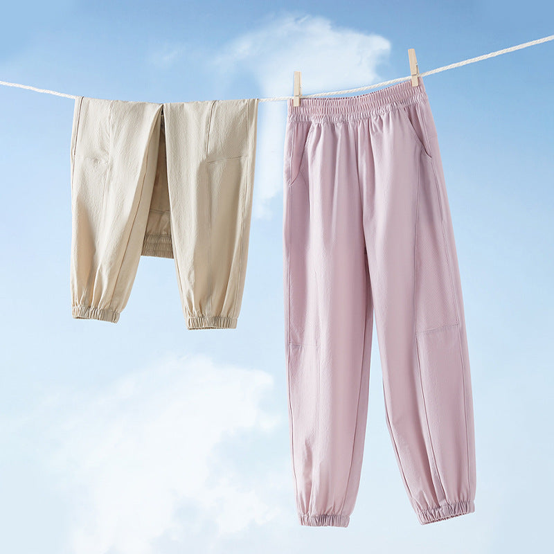 Kids Quick Dry Anti Mosquito Sports Pants Summer Casual Wear