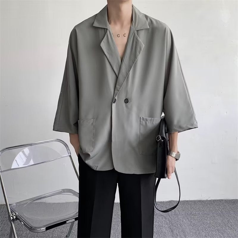 W1033 White textured Single Breasted Non Iron Suit Jacket Women Elegant Blazer