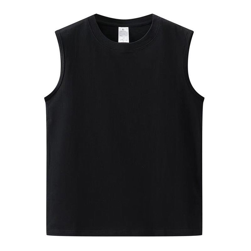 Men's Heavyweight 240g Pure Cotton Loose Casual Sports Vest