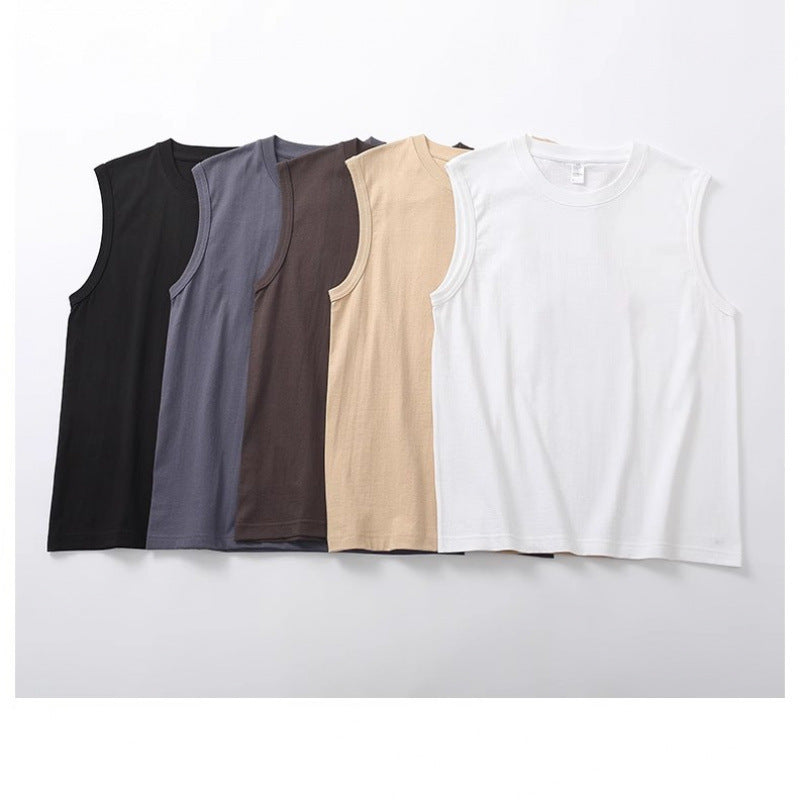 Men's American Heavyweight 240g Pure Cotton Outerwear Vest