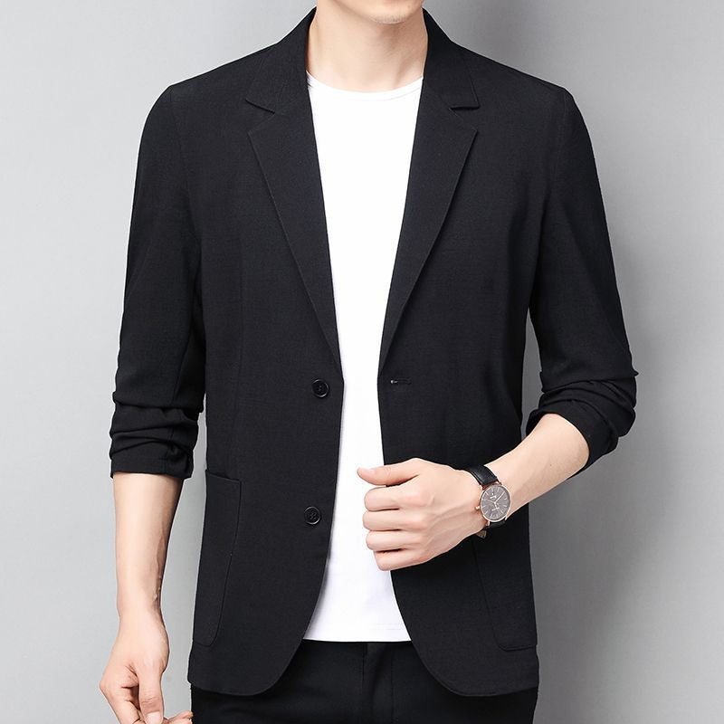 Men's Lightweight Cotton and Linen Casual Summer Blazer
