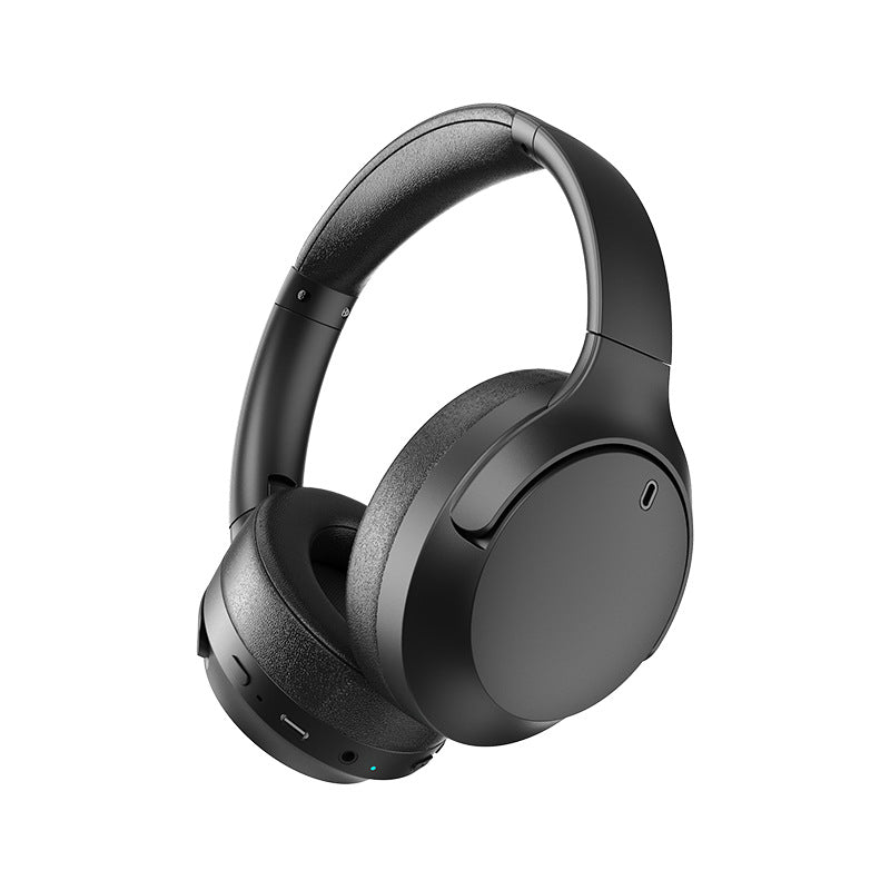 Detachable Battery Bluetooth Headphones with Noise Cancelling in Black