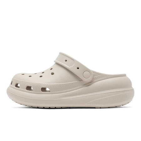 White Men's Thick Sole EVA Clogs Non-Slip Breathable Sandals
