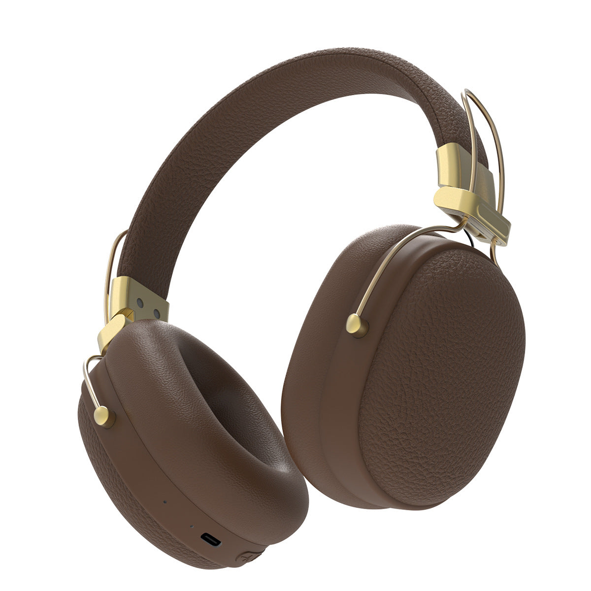 Retro Style Bluetooth 5.4 Portable Wireless Headphones in Brown