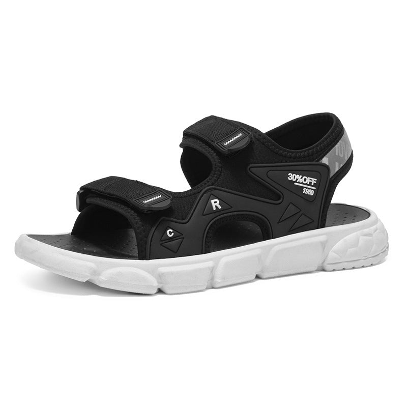 Men's Velcro Sport Sandals Breathable Non-Slip Beach Shoes