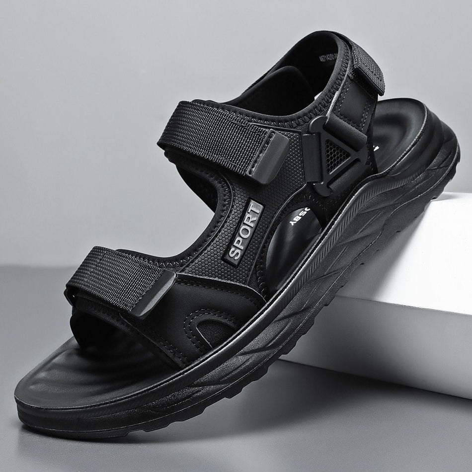 Men's Water-Resistant Soft Sole Sandals Non-Slip Beach Shoes