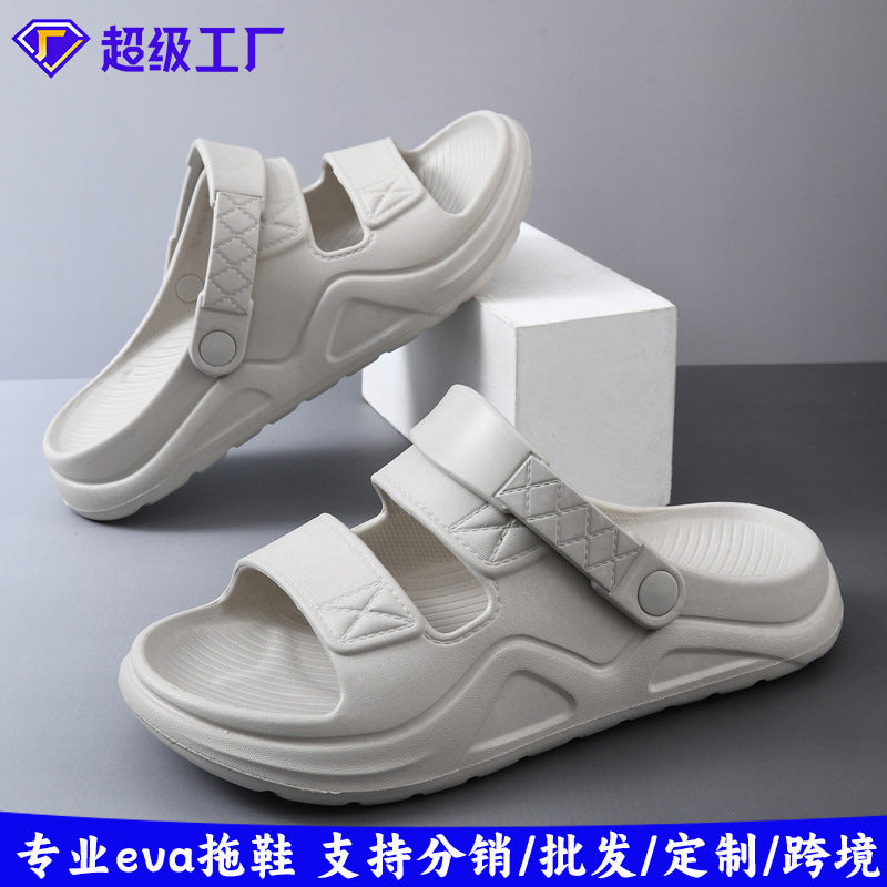 Men's Lightweight Thick Sole Sandals Non-Slip Beach Shoes