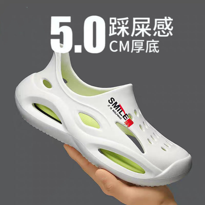 Men's Thick Sole Clog Sandals Soft Comfort Beach Shoes