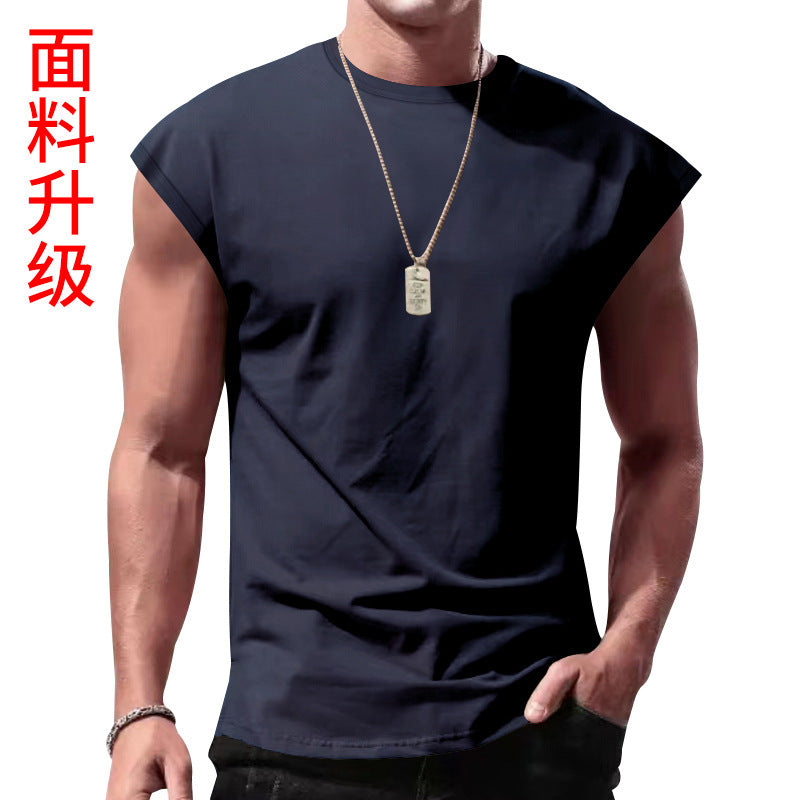 Men's Breathable Sleeveless T-Shirt Casual Summer Vest Top
