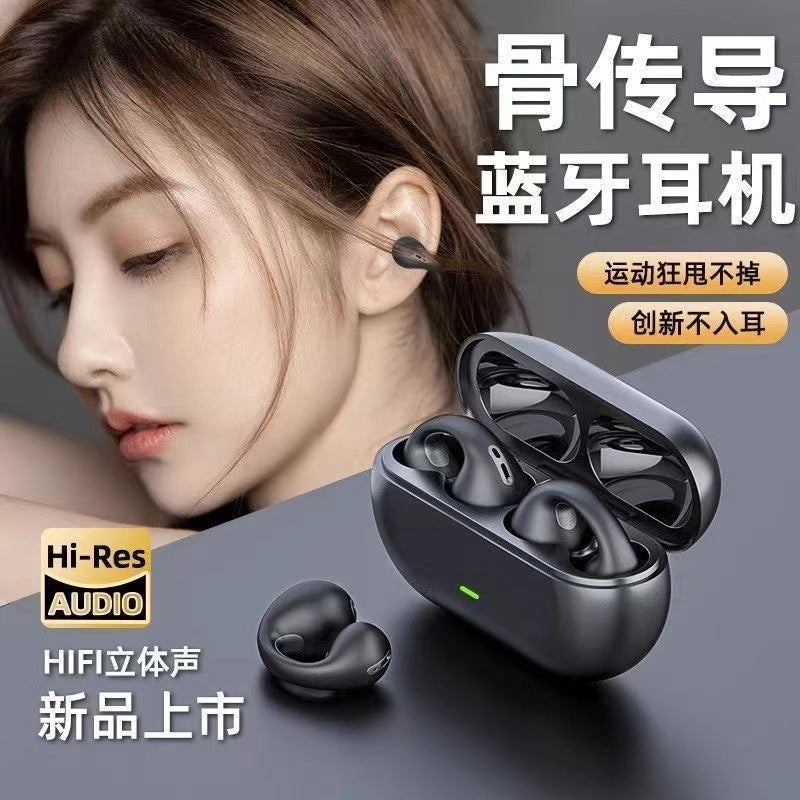 T7500 TWS Clip-On Bluetooth Bone Conduction Sports Earbuds