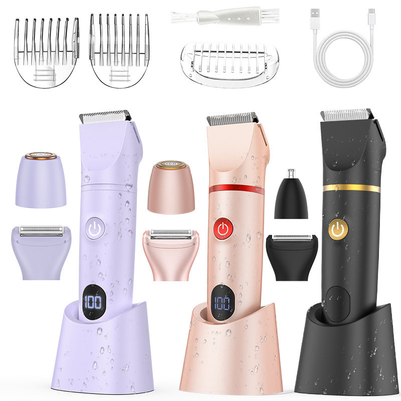 Unisex Electric Body Hair Trimmer Underarm Grooming Shaver