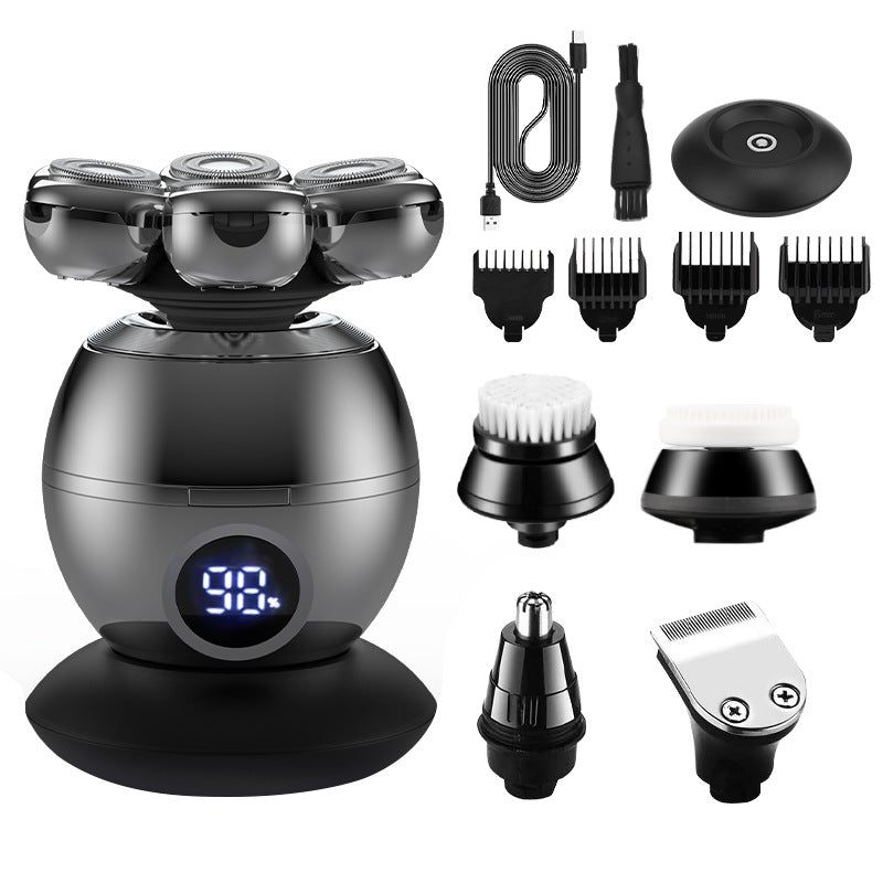 Men Induction Charging Full Body Wash Electric Shaver Kit