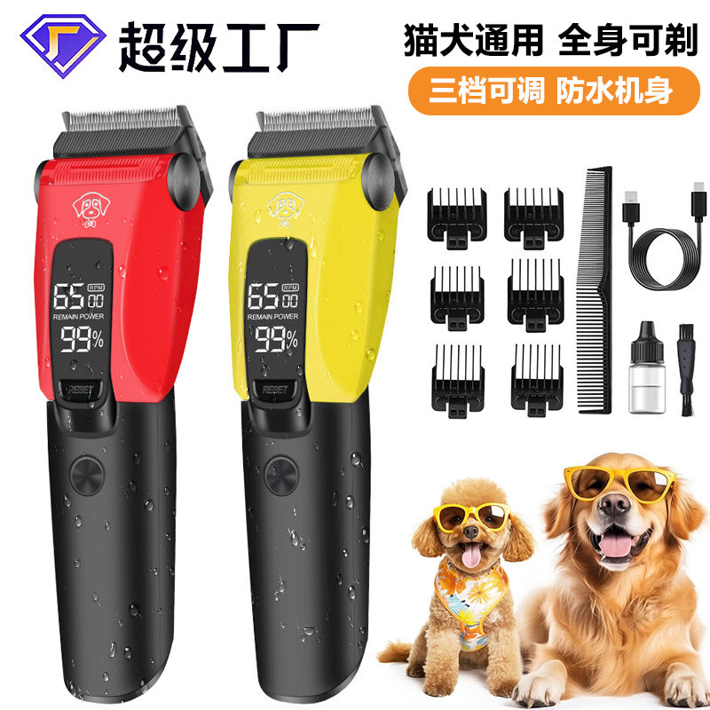 Professional Rechargeable Pet Hair Clipper for Dogs and Cats