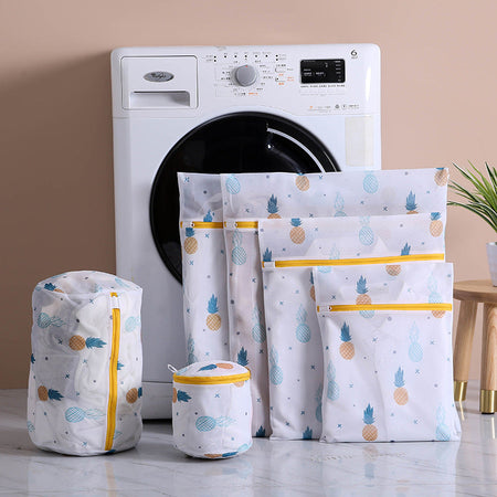 Pineapple five- Thickened Fine Mesh Laundry Bag for Bras, Underwear & Delicates