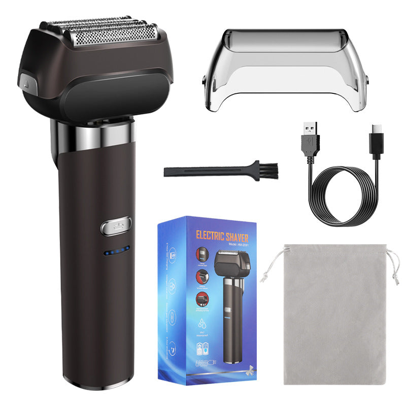 Men 4-Blade Reciprocating Electric Shaver Washable Portable Razor