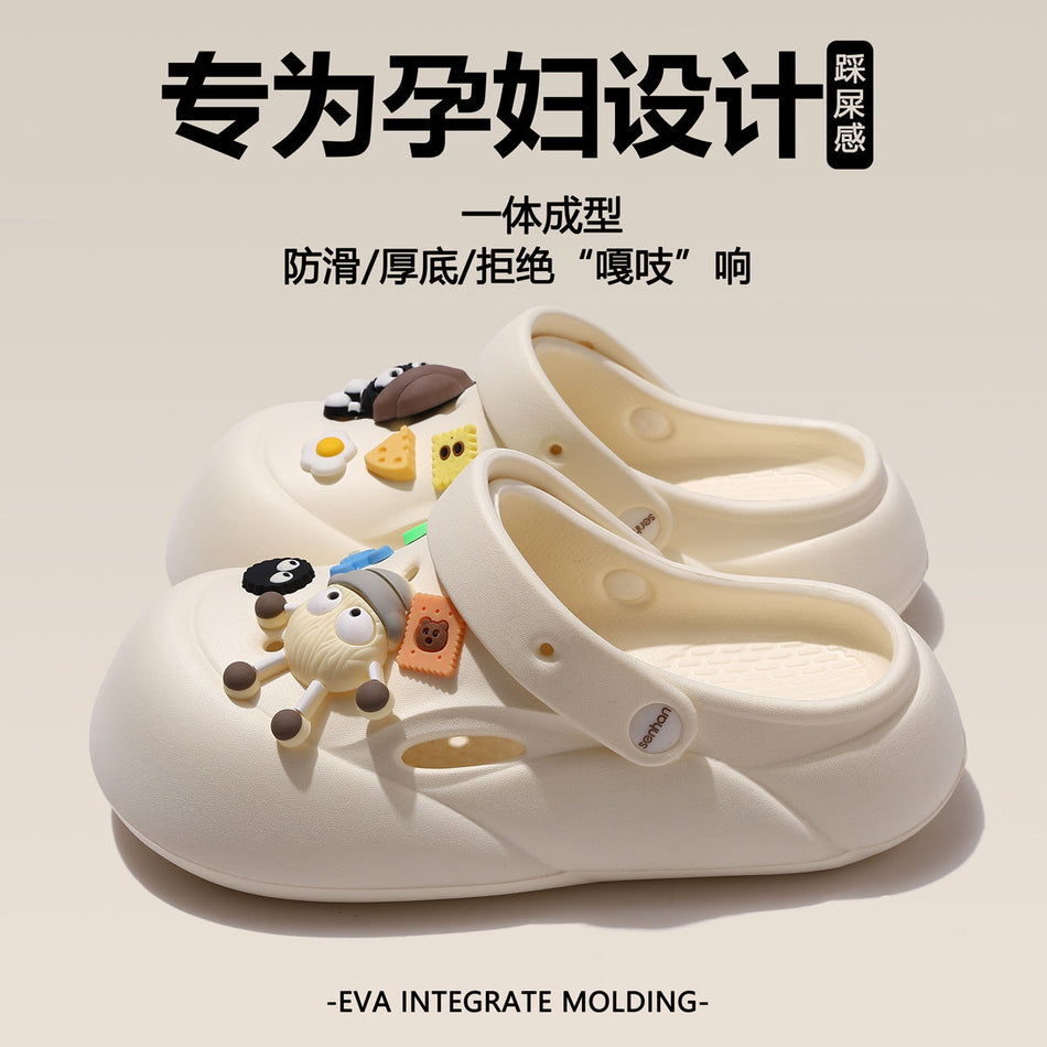 Thick Sole EVA Clogs Non-Slip Closed Toe Comfort Slippers