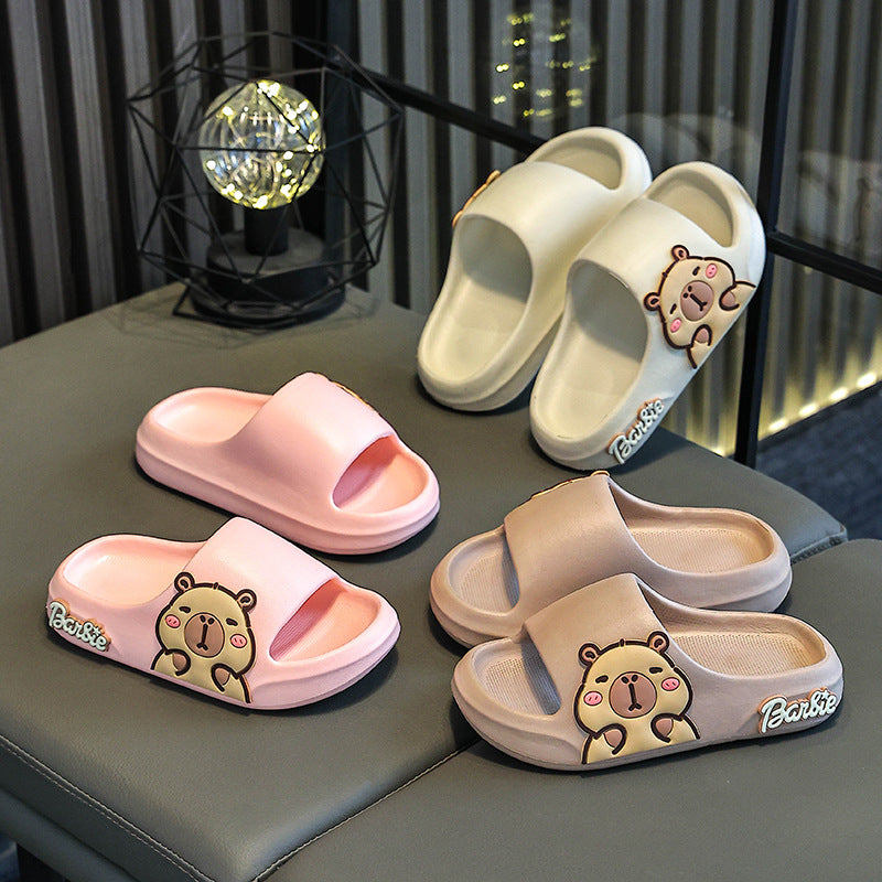 Kids EVA Cartoon Slippers Soft Non-Slip Indoor Bath Slides