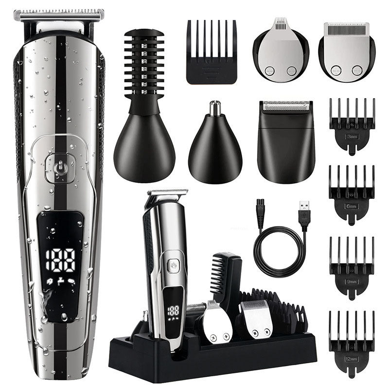 Men High Power Washable Electric Hair Clipper Bald Shave