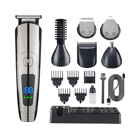 Men High Power Washable Electric Hair Clipper Bald Shave