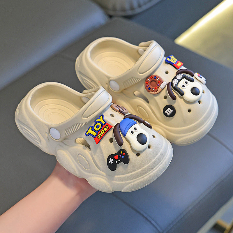 Kids EVA Cartoon Clog Slippers Non-Slip Bath Summer Shoes