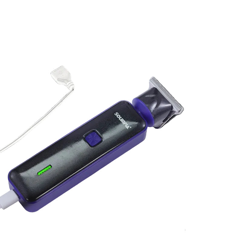 Blue Men 3-in-1 Electric Hair Clipper Beard Nose Trimmer Grooming Set