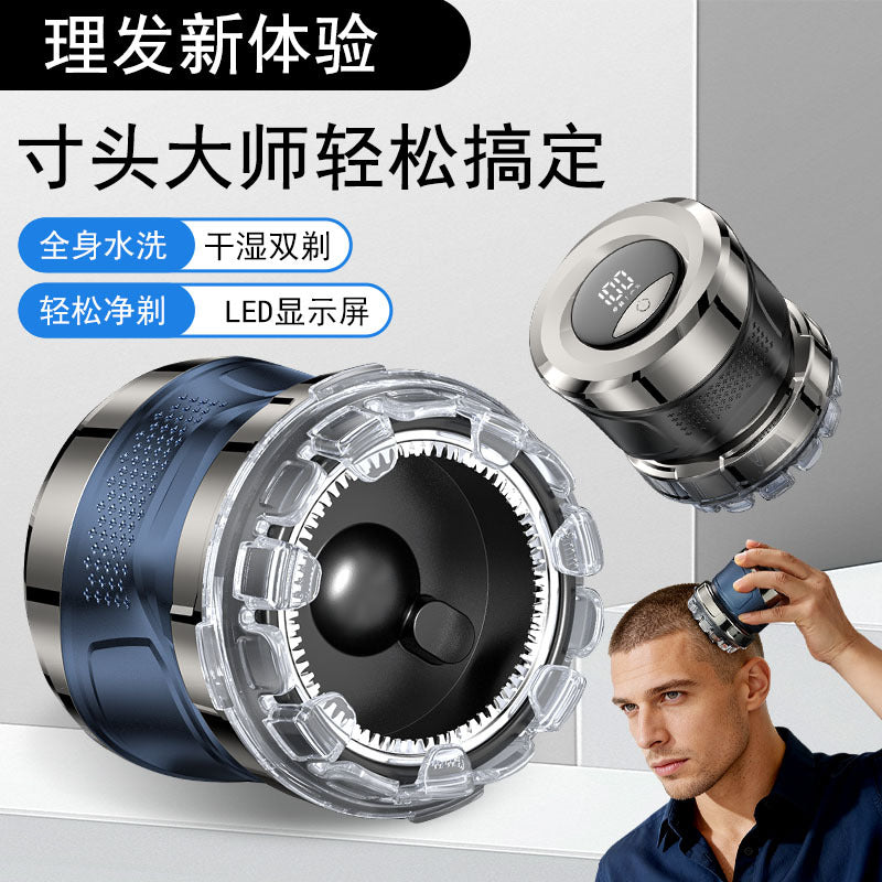 Men USB Rechargeable Electric Hair Clipper Digital Display