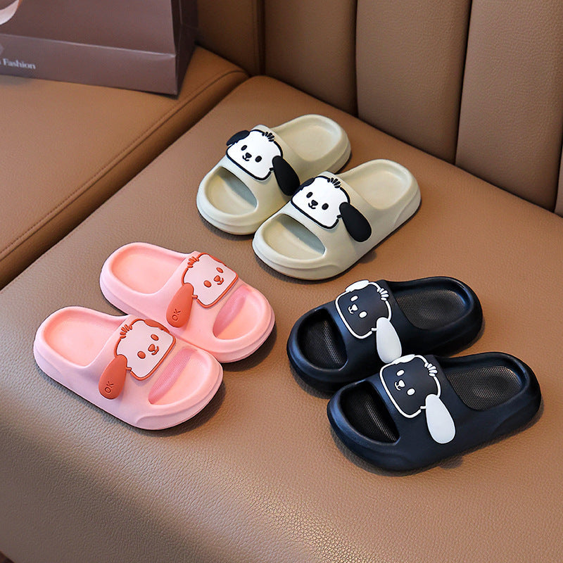 EVA Cartoon Thick Sole Slippers Non-Slip Indoor Beach Slides
