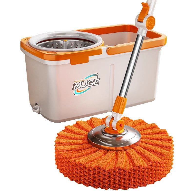 Upgraded model Hands-Free Spin Mop Set with Dehydration Bucket System