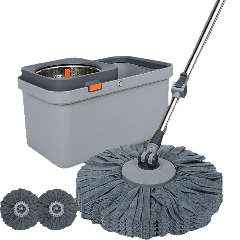 Larger and Thickened Hands-Free Rotating Mop Bucket Dual-Drive System