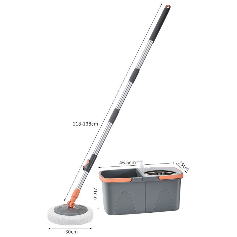 One Labor-Saving Hands-Free Rotating Mop for Home Cleaning Use
