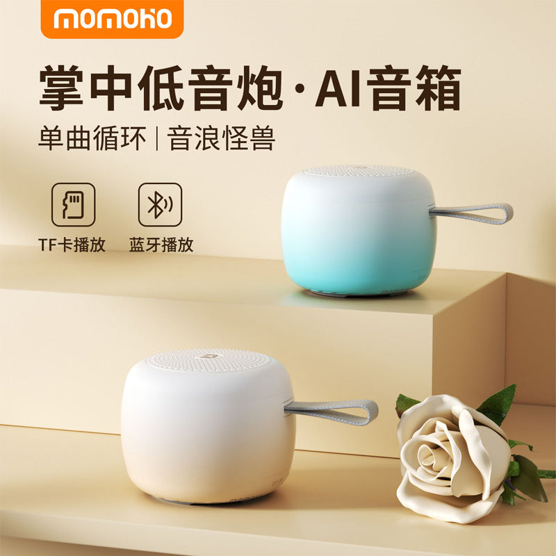 AI Smart Bluetooth Speaker Portable Desktop Subwoofer Custom Logo