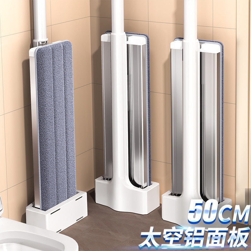 Aluminum Alloy Flat Mop Hands-Free Wet Dry Wood Floor Cleaner