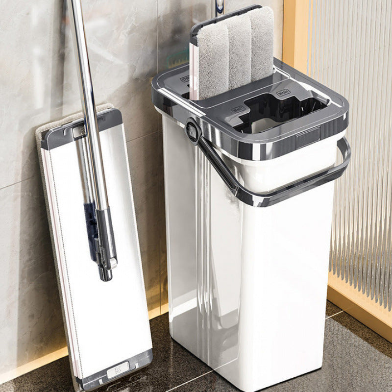 50cm mop Scratch-Free Hands-Free Flat Mop with Wet Dry Bucket System
